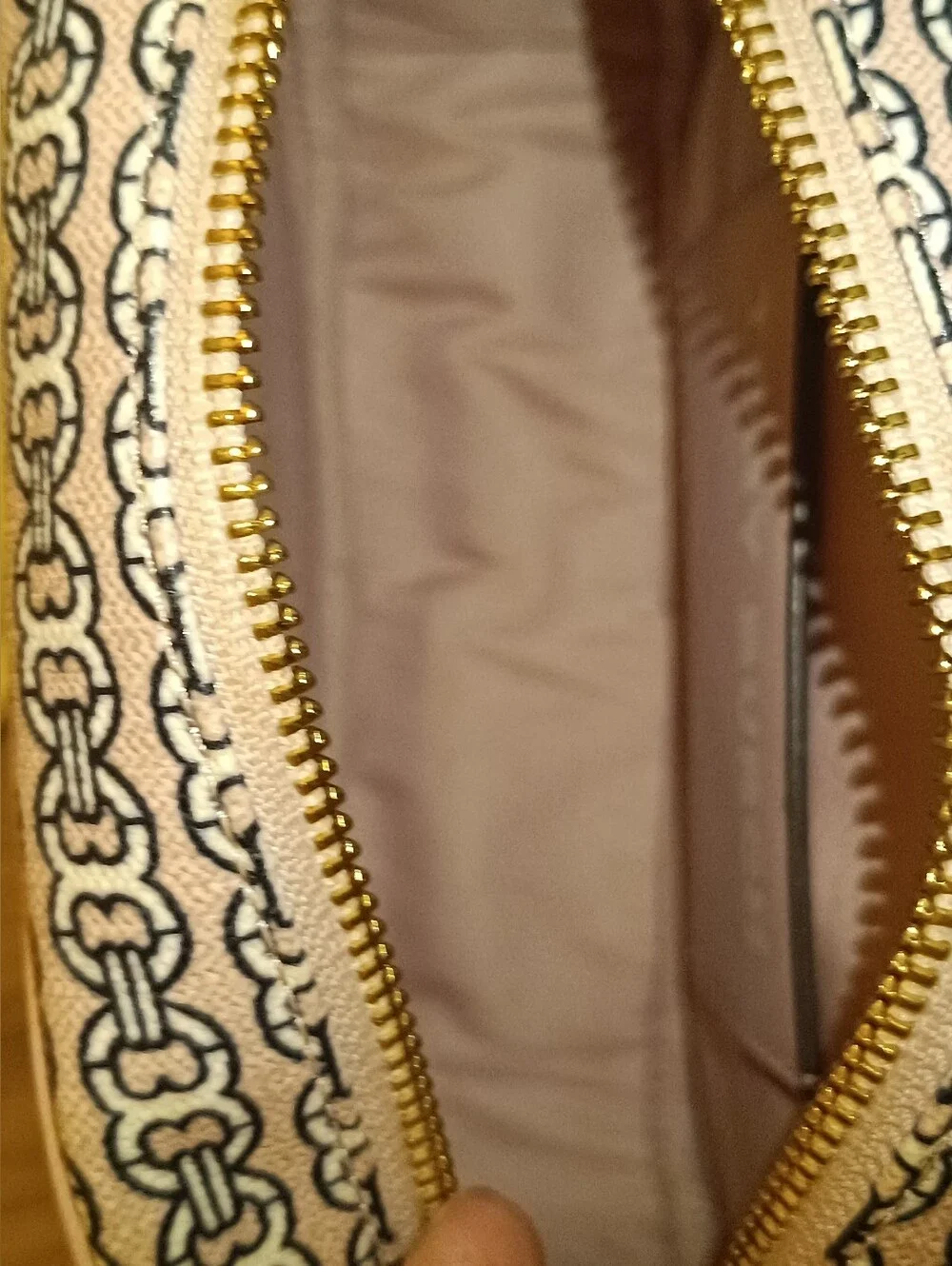 Tory Burch Pink Gemini Link Pattern Crossbody